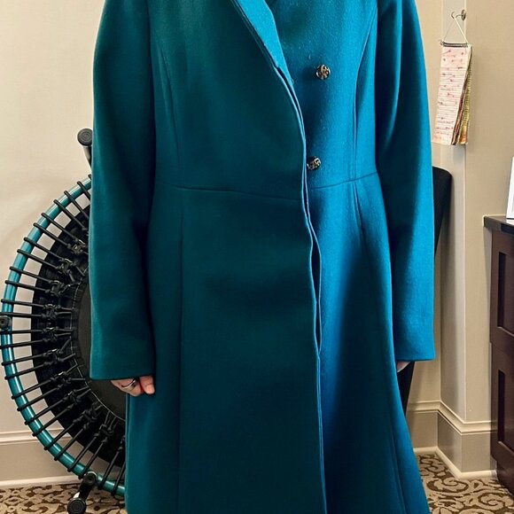 Beautiful teal Talbot's pea coat - Picture 7 of 10